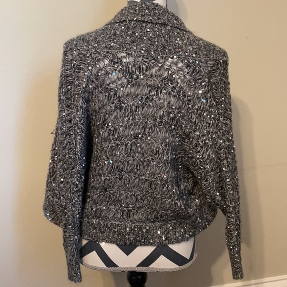 Express Sequin Cardigan - Picture 3 of 5